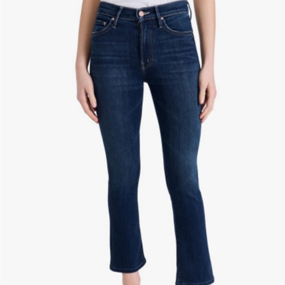 NWT MOTHER JEANS Insider ankle sweet lime sz 26